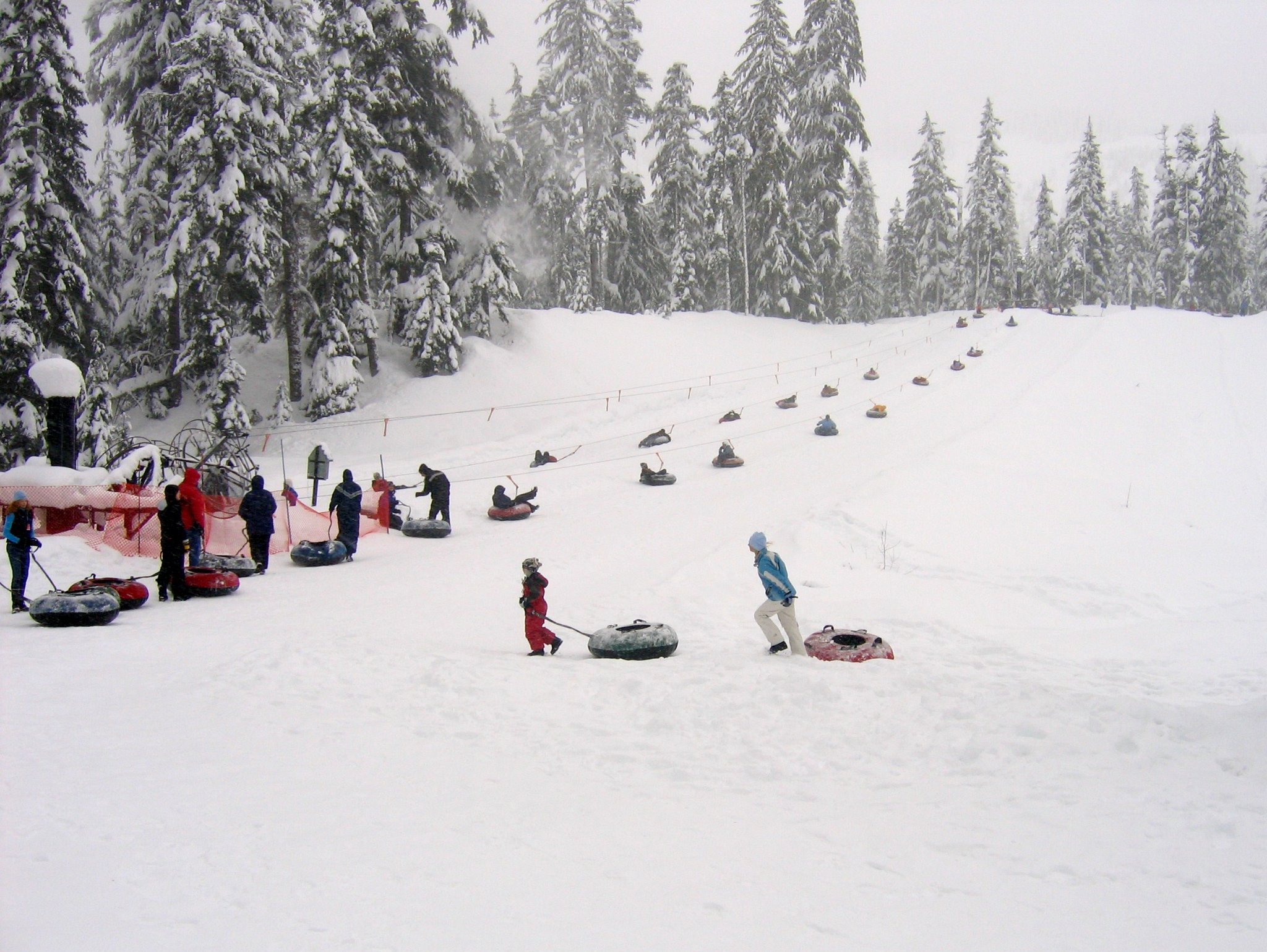 Tubing at Snoqualmie Pass